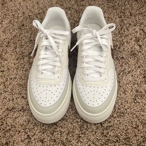 Nike platform shoes.